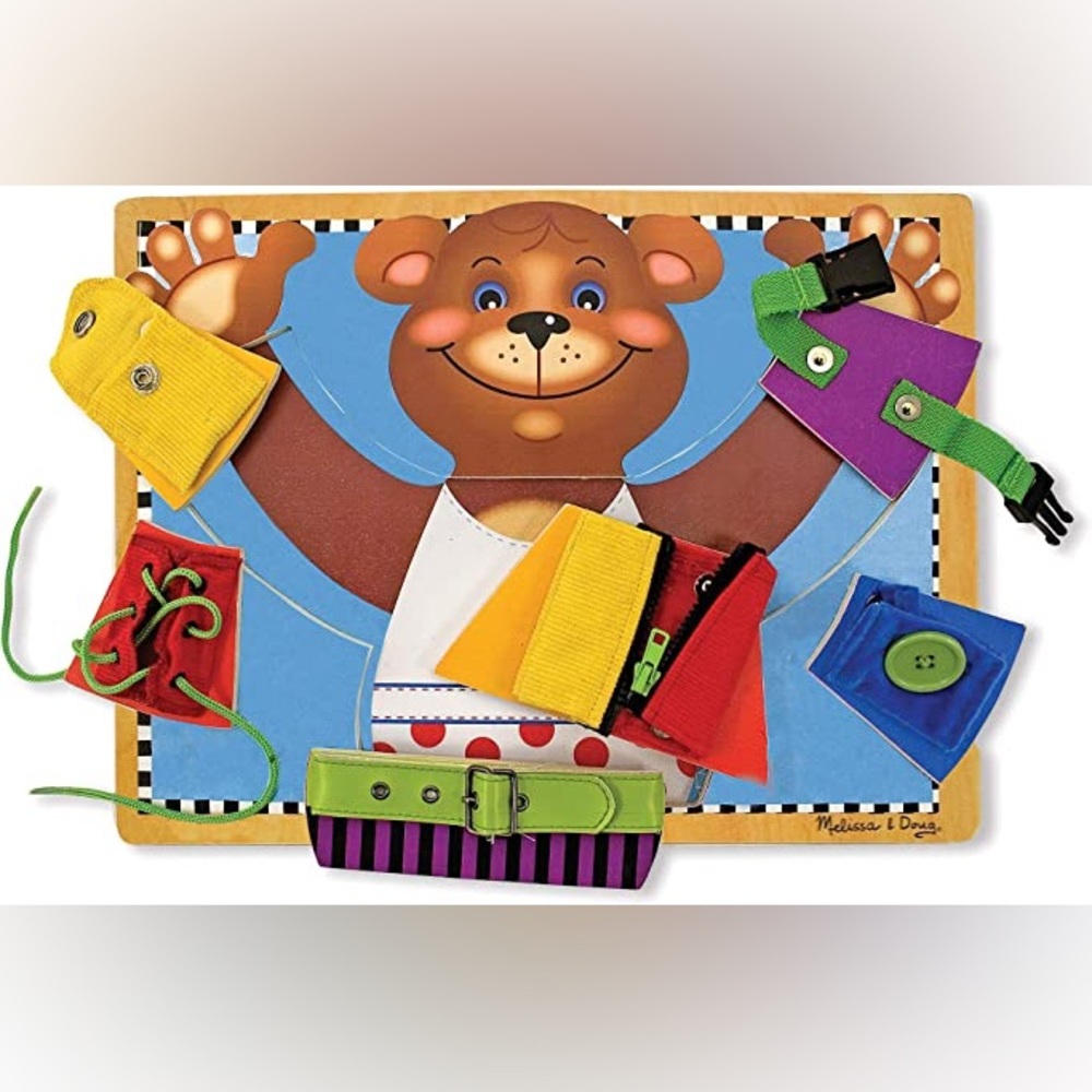 Melissa & Doug Basic Skills Board & Educational Puzzle